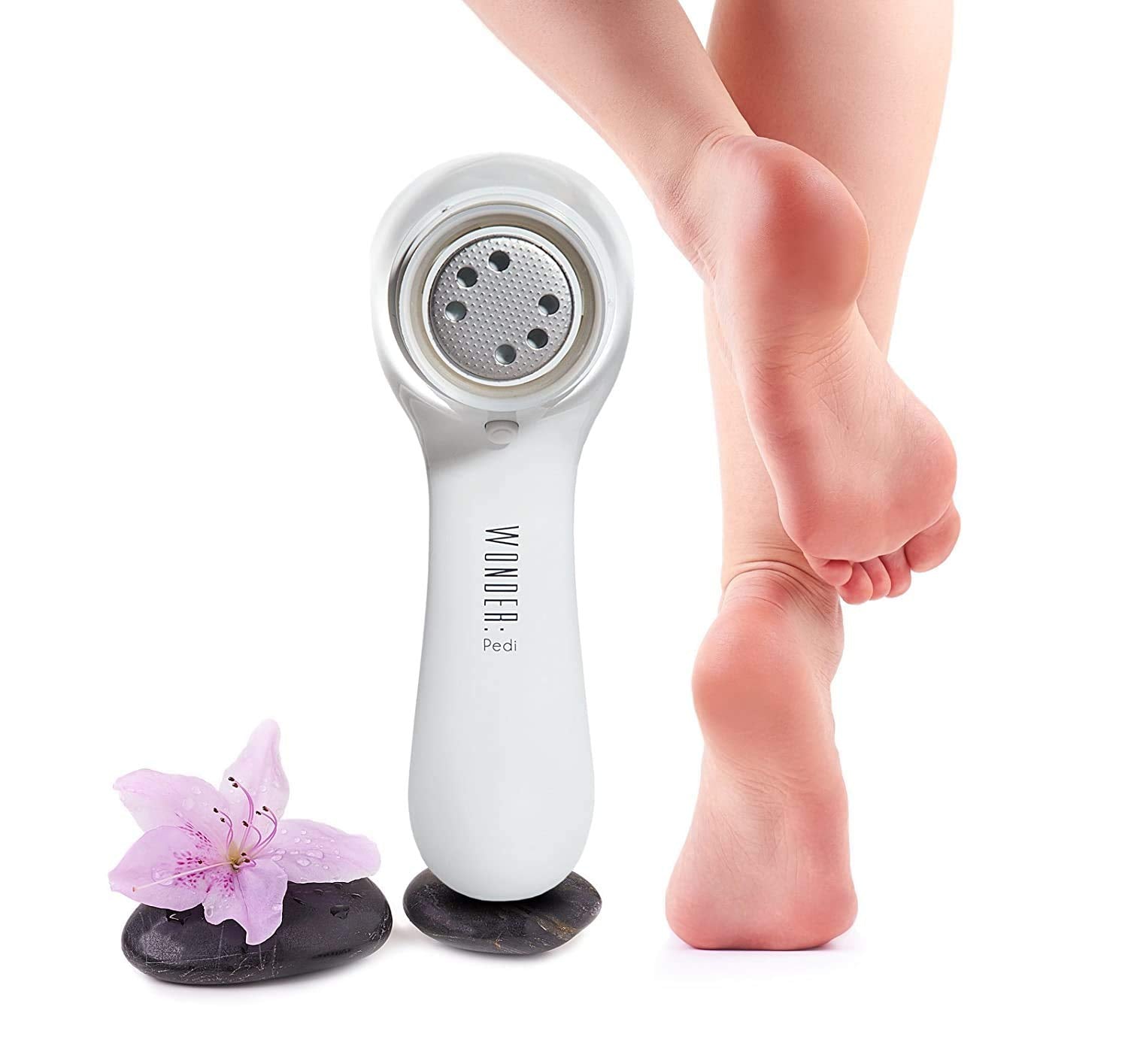 Wonderpedi Callus Remover: Electric Callus Remover Electronic Foot File to Shave Hard Cracked Dead Skin Professional Pedicure Tool Foot Care by Wonder Pedi (Callus Remover)